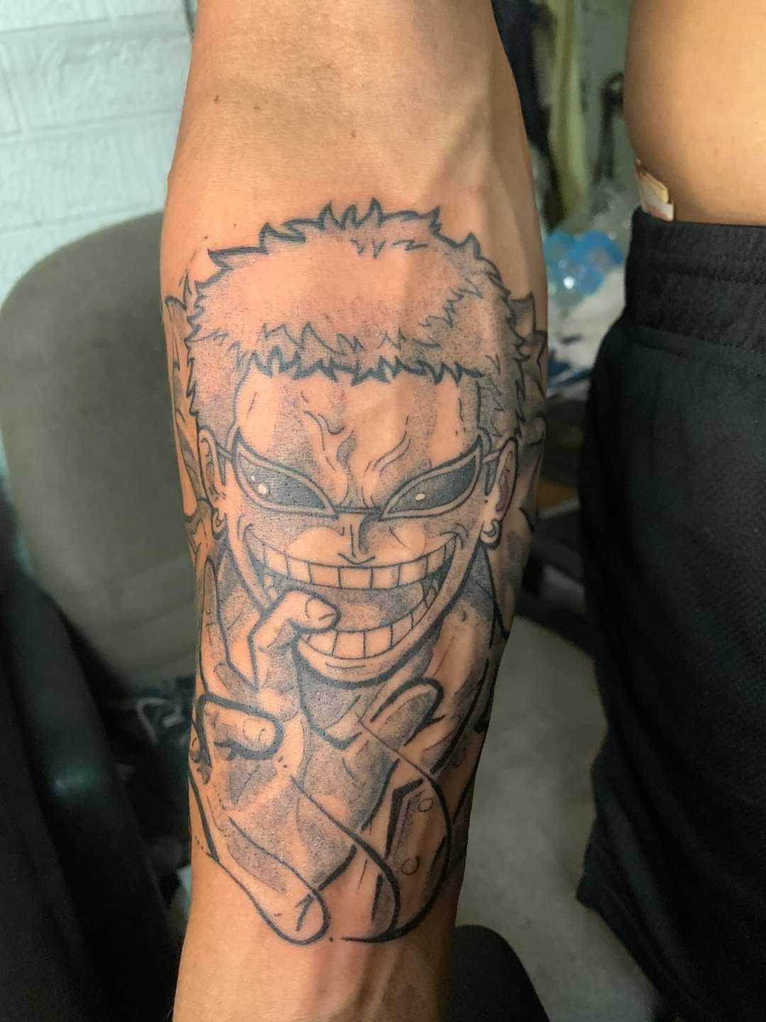 Script and lettering tattoo sample